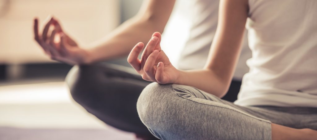 Exercice de yoga anti-stress