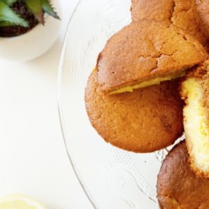 Muffin au lemon curd