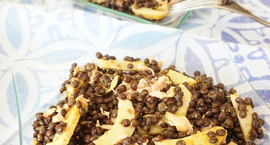 Salade de lentilles béluga